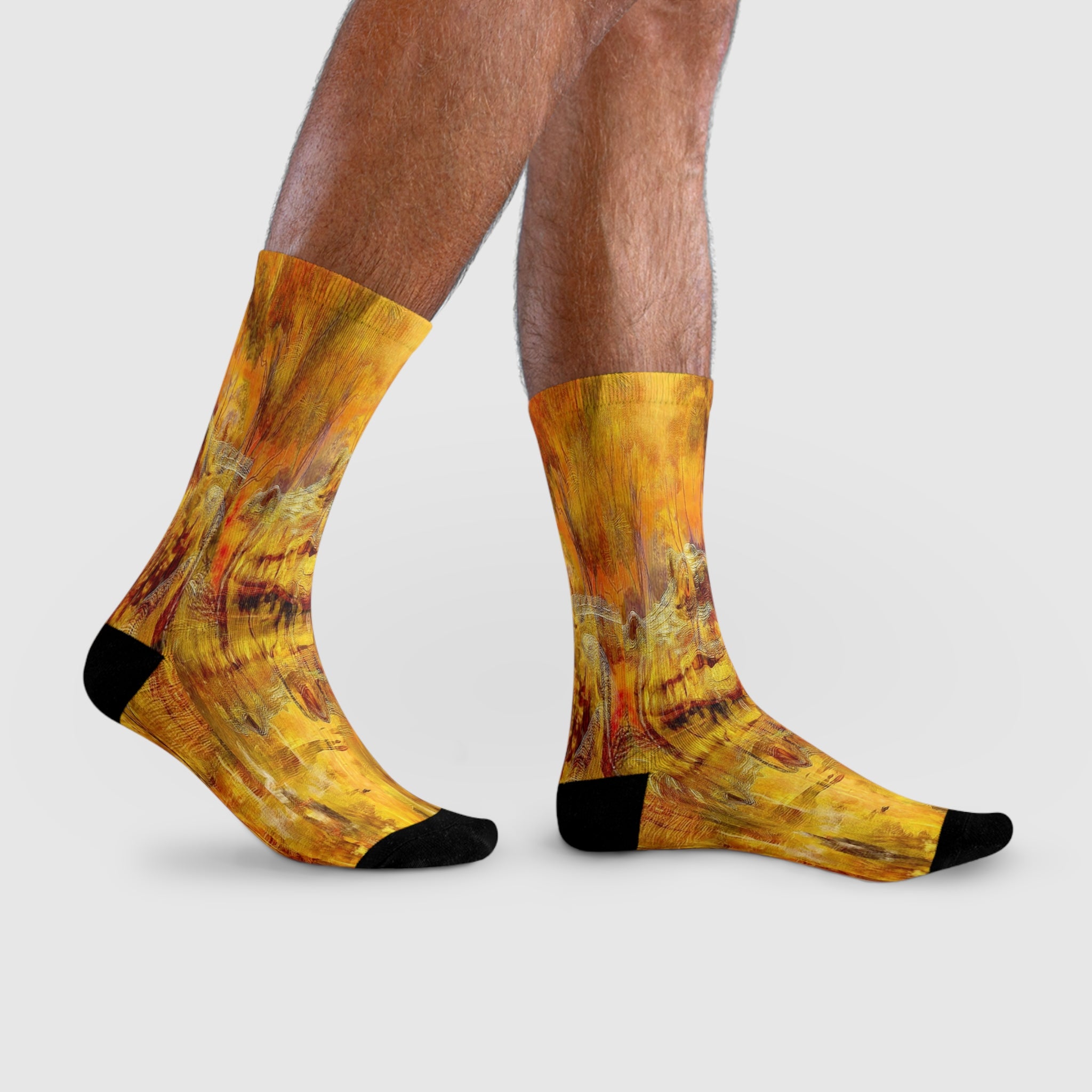 Ginga Collection - Sunburst Crew Socks