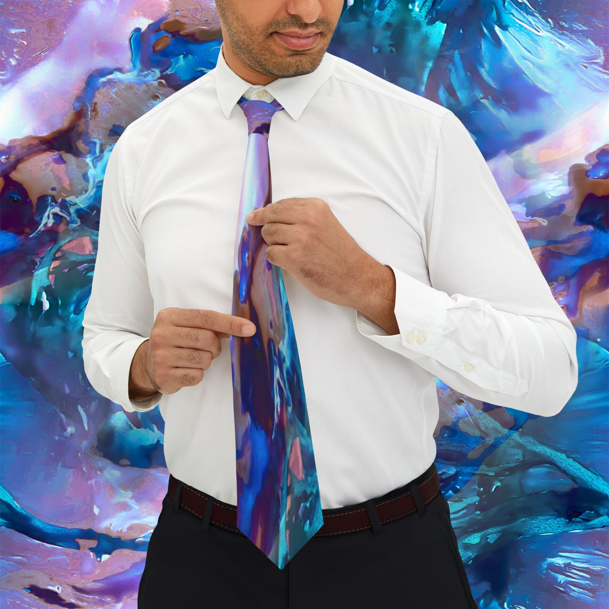 Azure Collection - Purple Shade Necktie