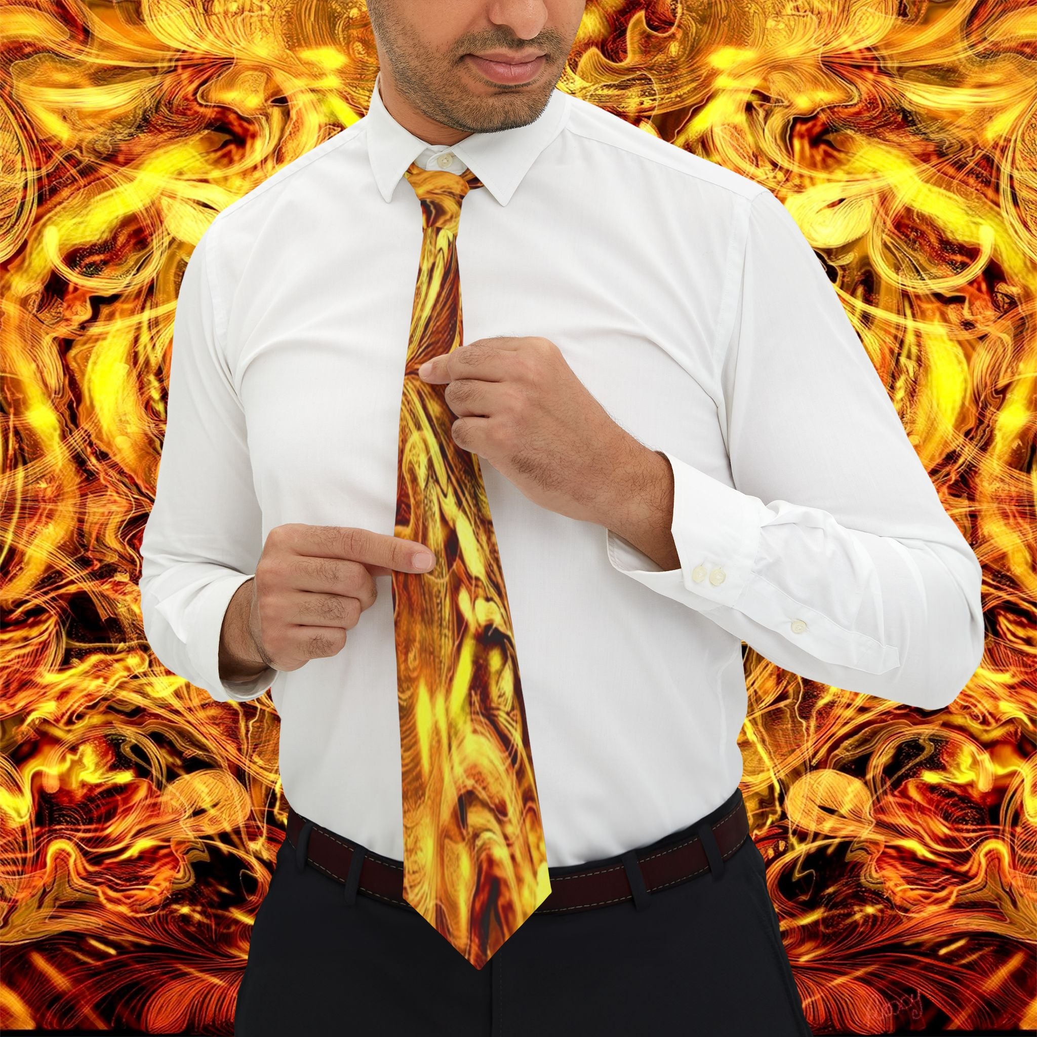 Otto Collection - Bold Gold Necktie