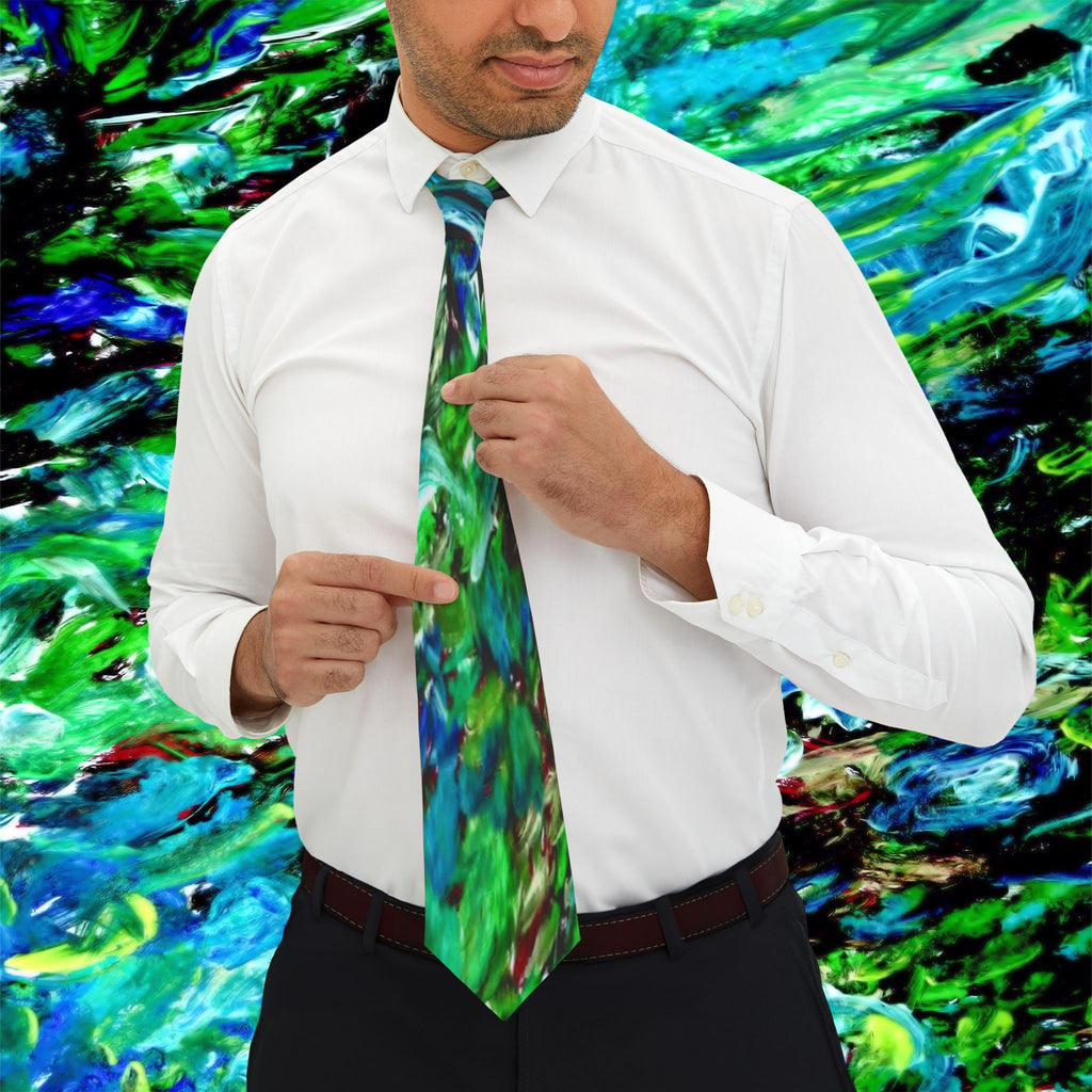 Charlie Collection - Green Turquoise Necktie
