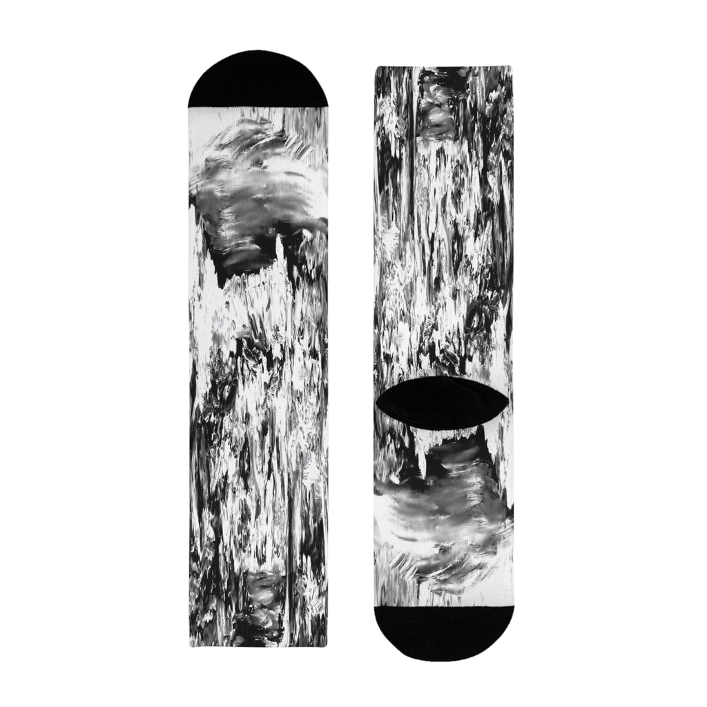 Omar Collection - Blackwhite Crew Socks