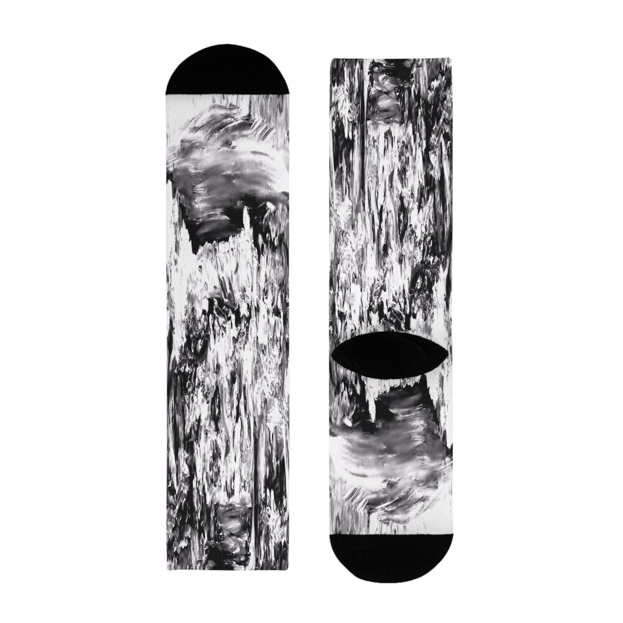 Omar Collection - Blackwhite Crew Socks