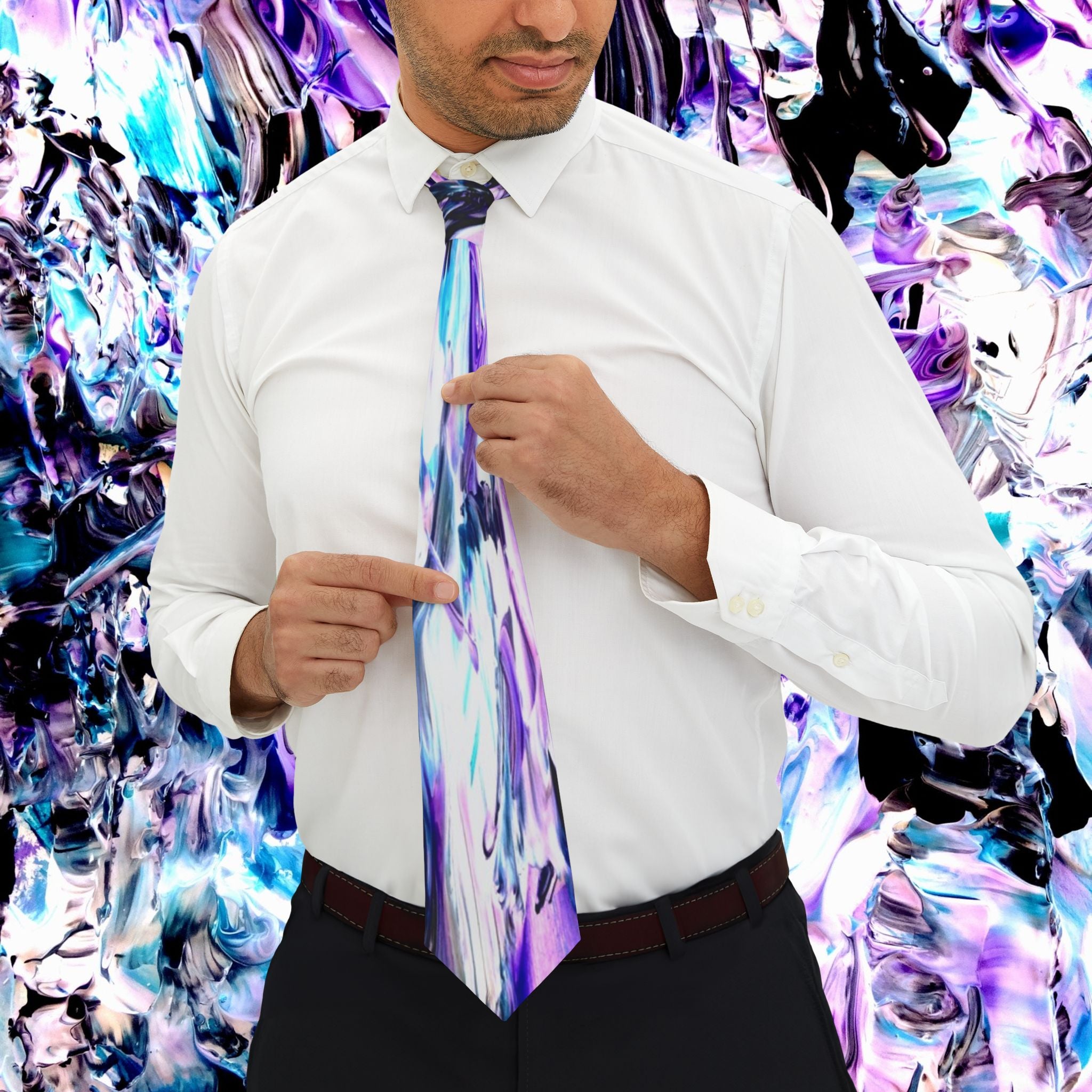Kian Collection - Blue Purple Necktie