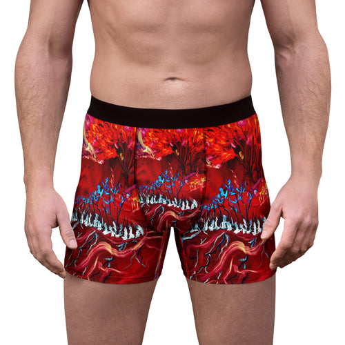 Azuel Collection - Blue Red Boxer Briefs