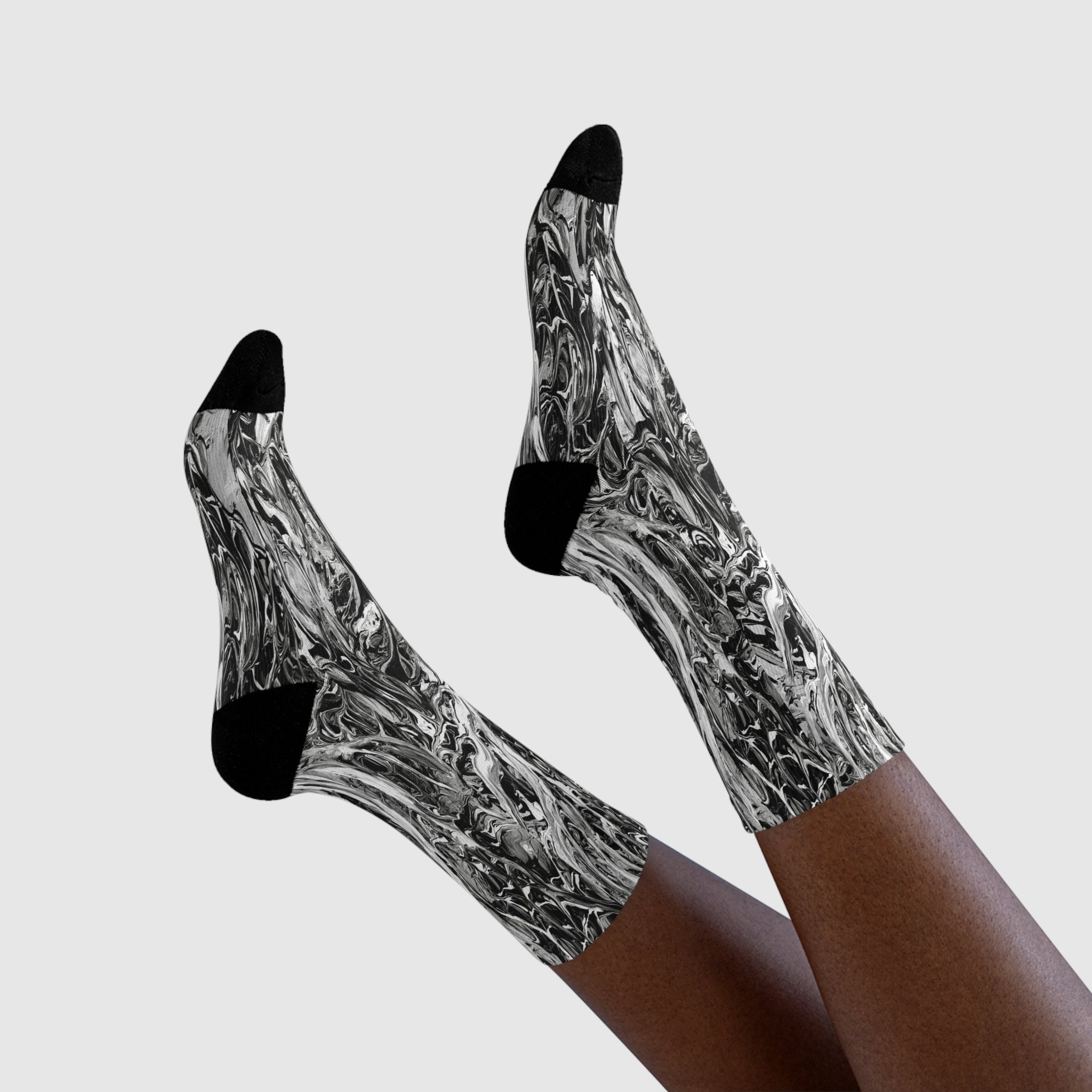 Dario Collection -Marbled Crew Socks