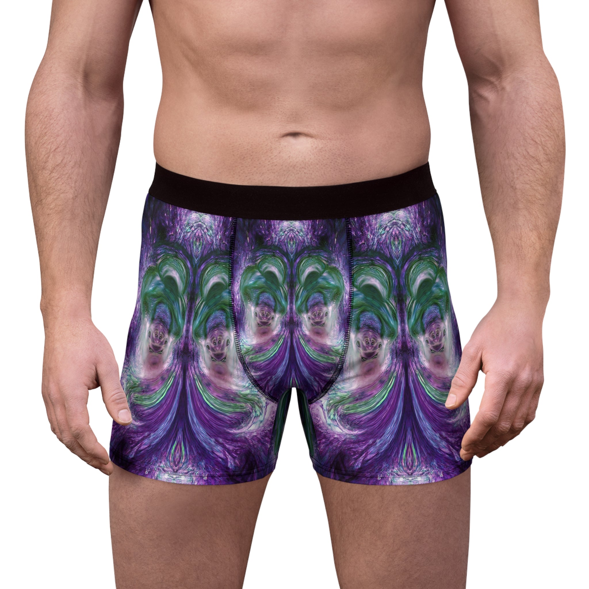 Jairo Collection - Psychedelic Purple Boxer Briefs
