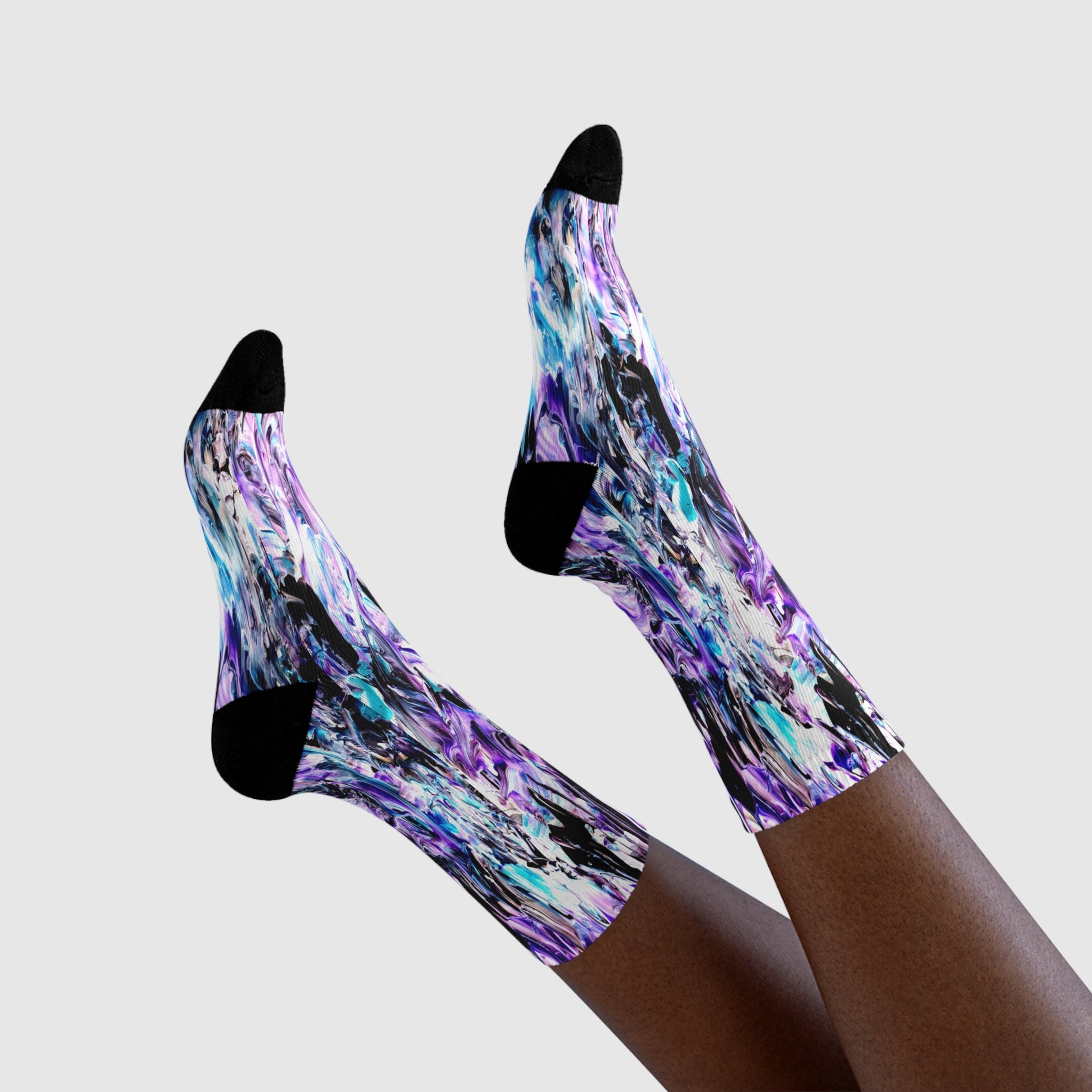 Kian Collection - Purple Crew Socks