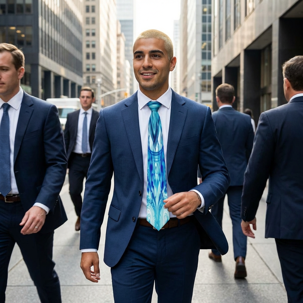Bluey Collection - Ocean Blue Necktie