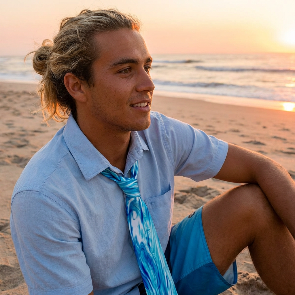 Bluey Collection - Light Blue Necktie
