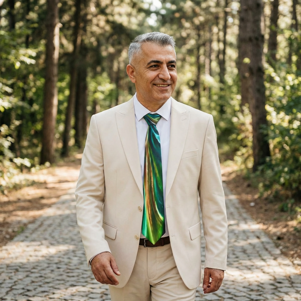 Farley Collection - Aurora Forest Necktie