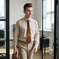 Niko Collection - Burnt Orange Necktie