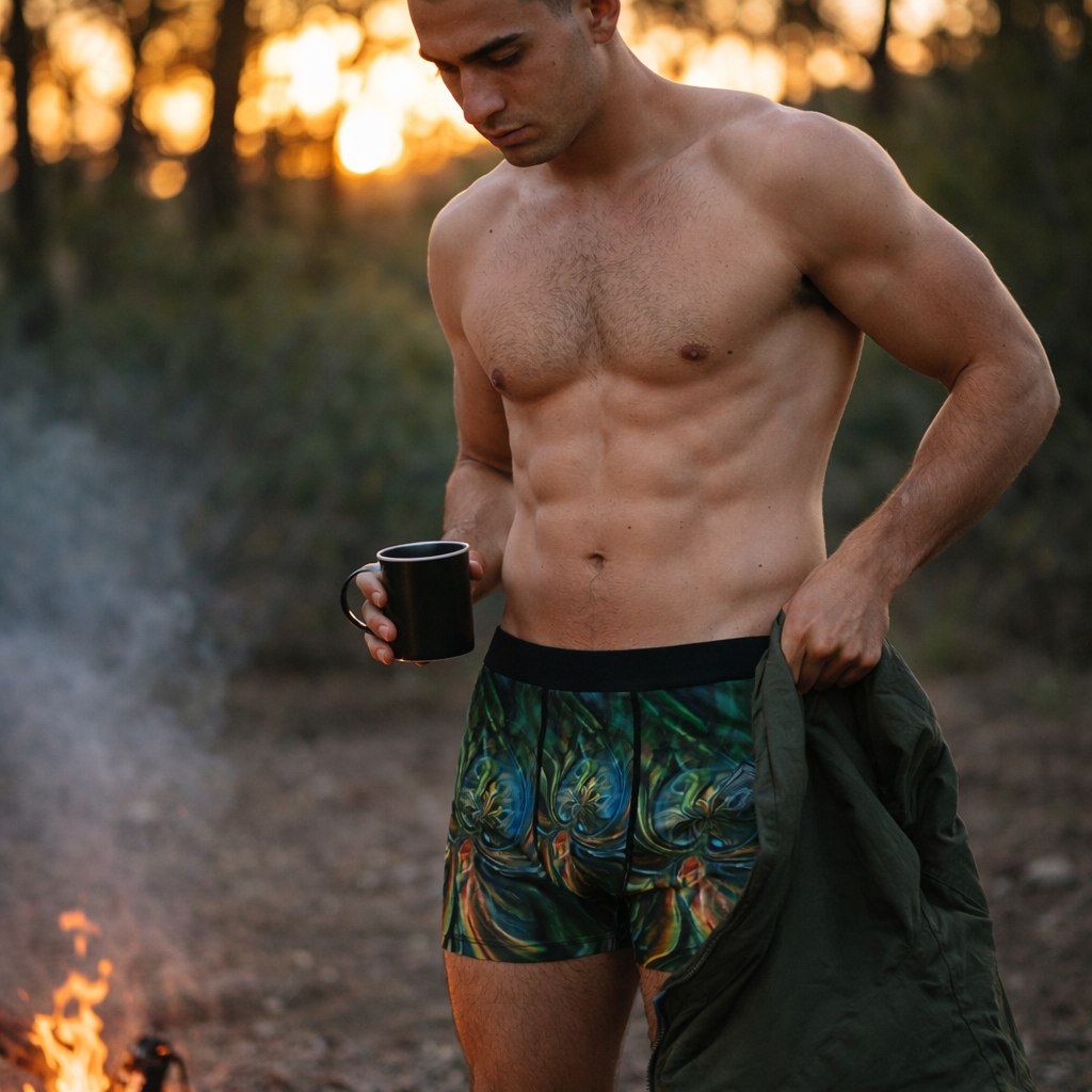 Farley Collection - Emerald Boxer Briefs