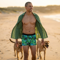 Charlie Collection - Ocean Green Boxer Briefs
