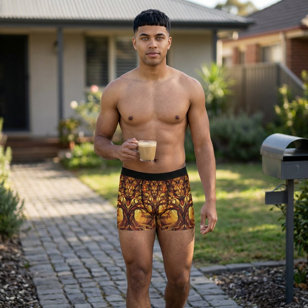 Niko Collection - Orange Boxer Briefs