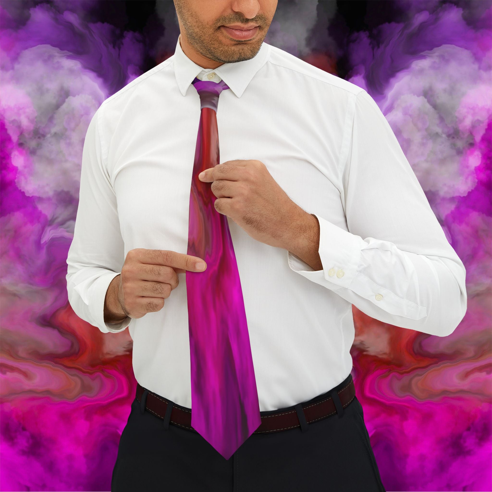 Joshua Collection - Magenta Purple Necktie