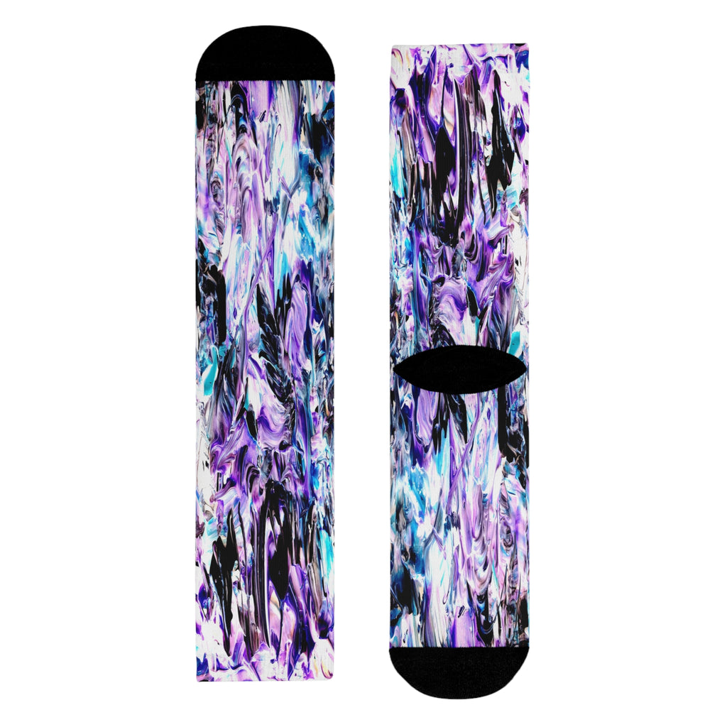 Kian Collection - Purple Crew Socks