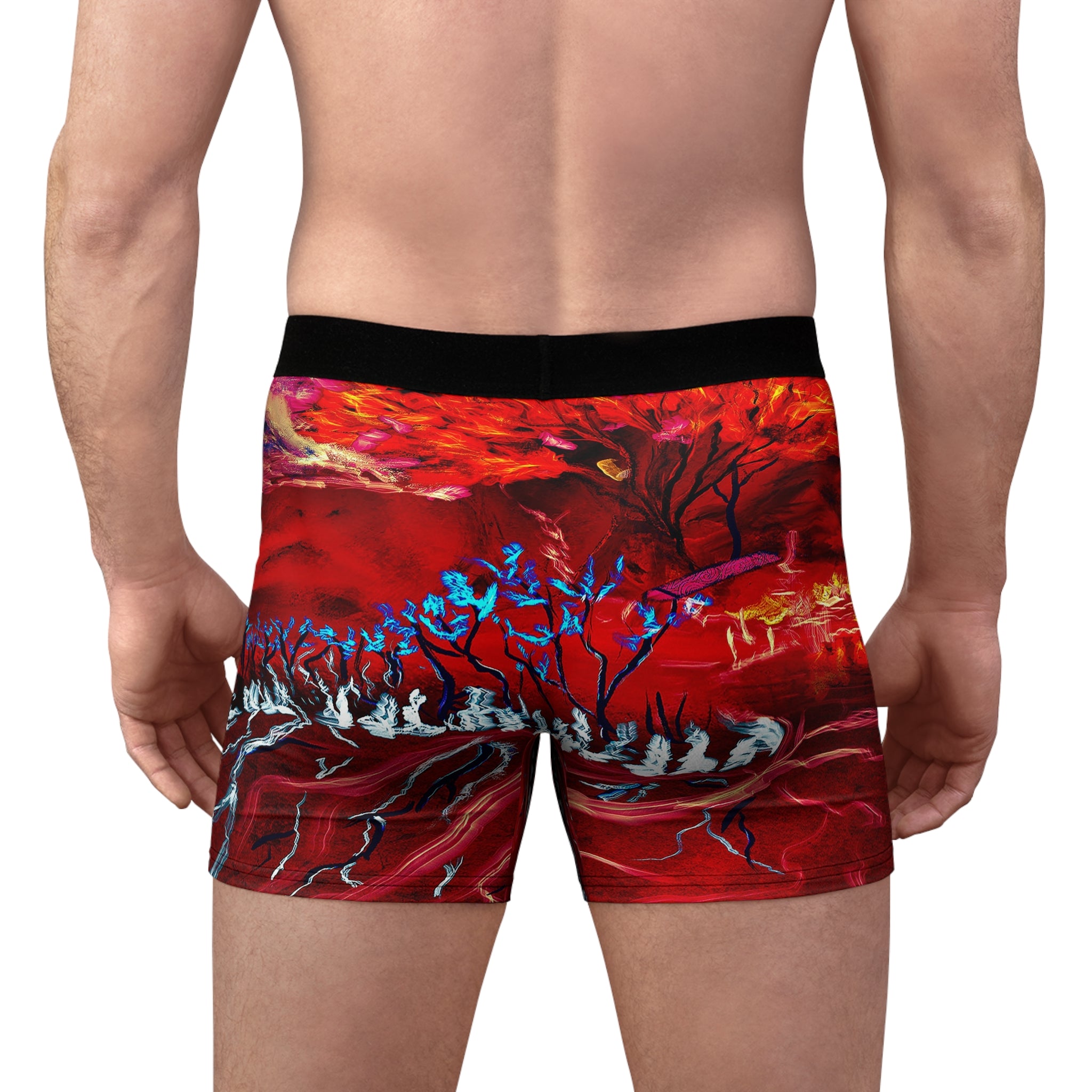 Azuel Collection - Blue Red Boxer Briefs