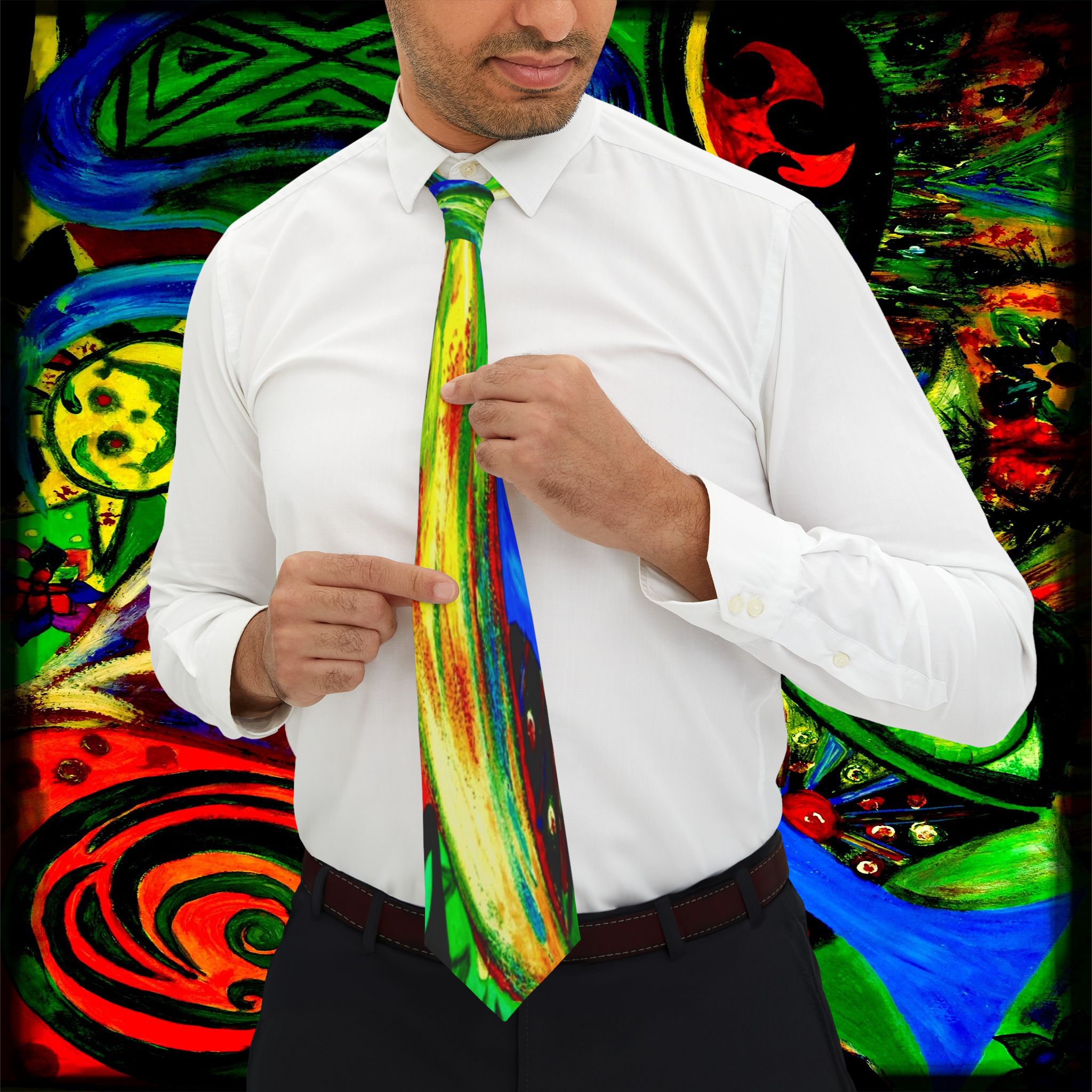 Farah Collection - Fun Yellow Necktie