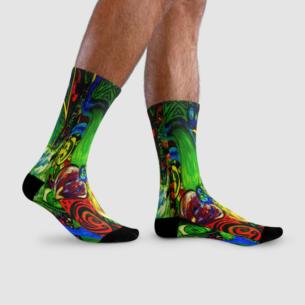 Farah Design - Psychedelic Crew Socks
