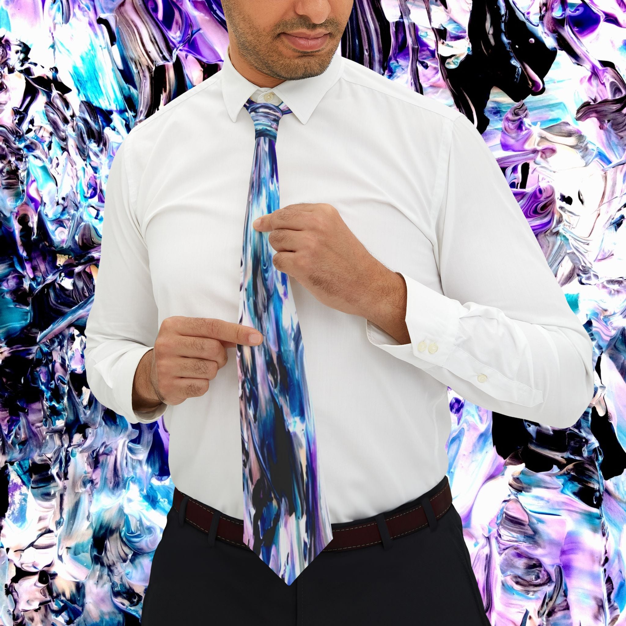 Kian Collection - Blue Purple Necktie