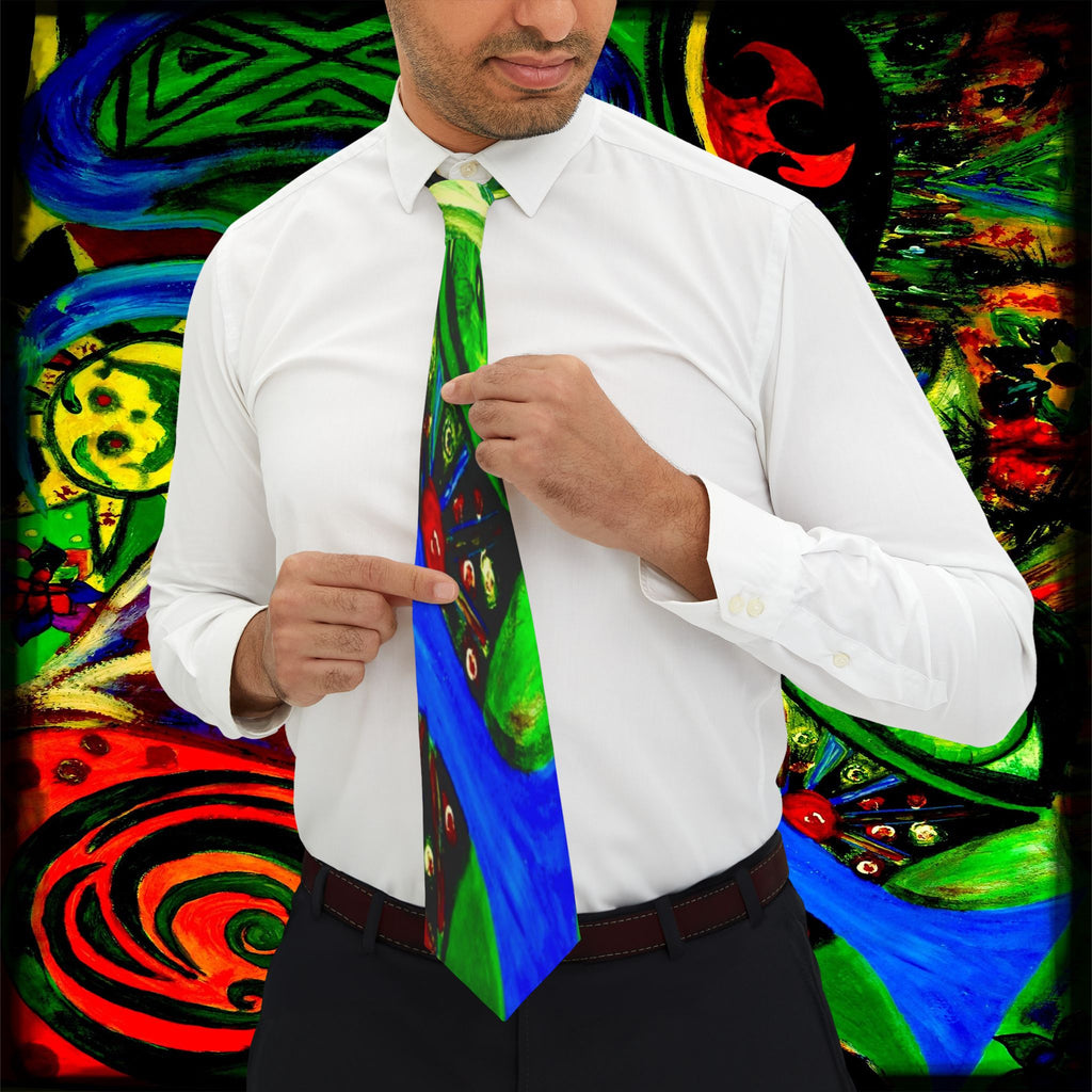 Farah Collection - Vivid Green Necktie –