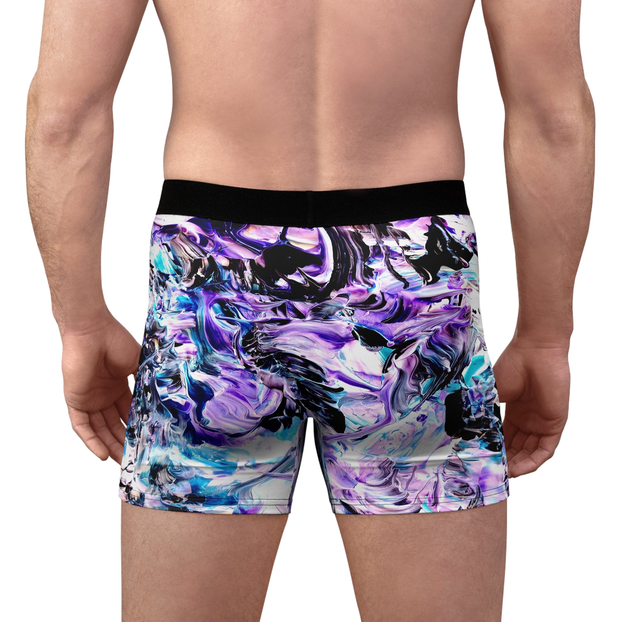 Kian Collection - Purple Teal Boxer Briefs