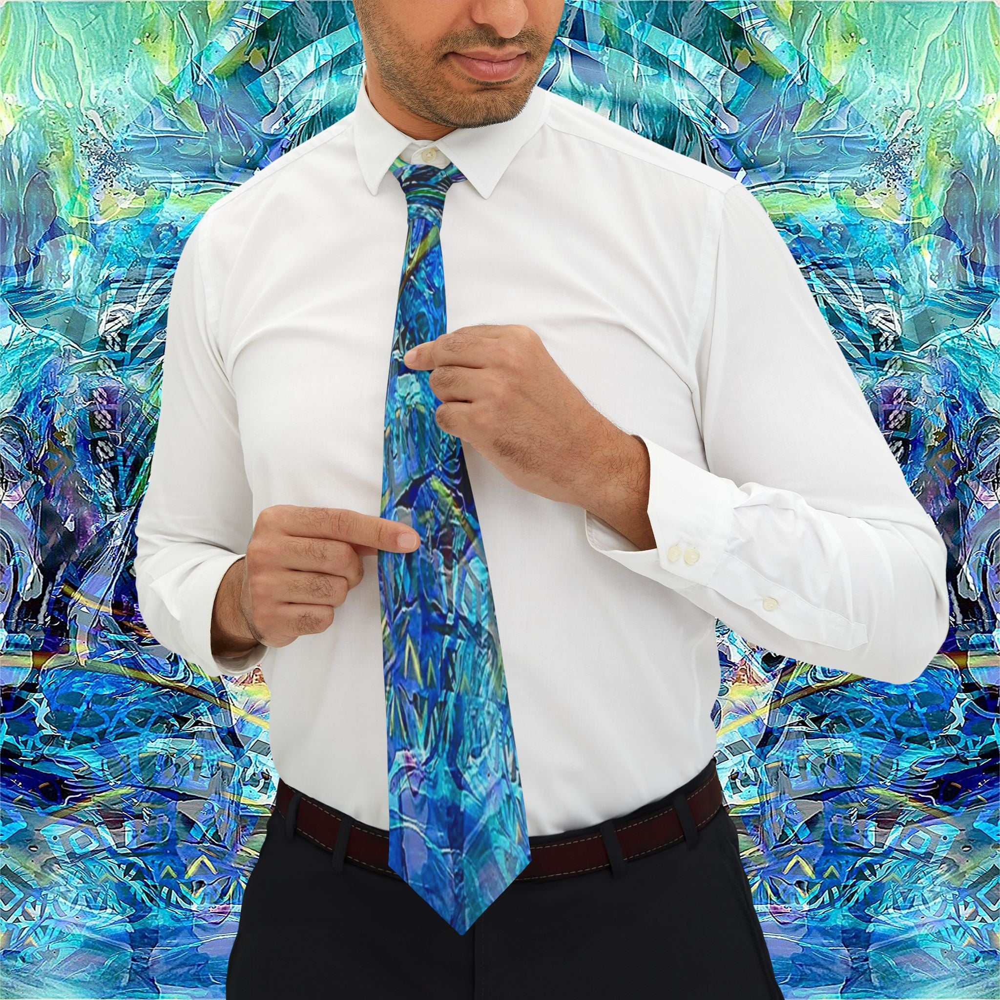 Conner Collection - Sapphire Blue Necktie